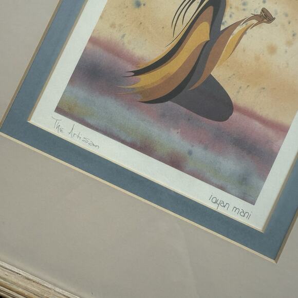 Maxine Noel Ioyan Mani SIGNED Lmtd Ed. Print Framed, First Nations Artist - Picture 3 of 4